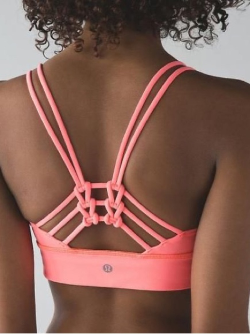 lululemon athletica Coral Multi-Strap Back Sports Bra sz 4